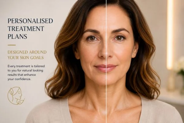 Before and after results of Collagen Lift Therapy West Brompton